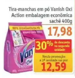 Sonda Tira-manchas em pô Vanish Oxi Action oferta