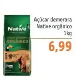 Sonda Açúcar demerara Native orgânico oferta