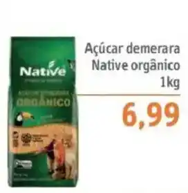 Sonda Açúcar demerara Native orgânico oferta
