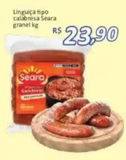 Supermercados Savegnago Linguiça tipo calabresa seara oferta