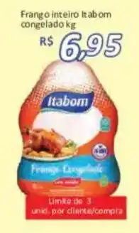 Supermercados Savegnago Frango inteiro itabom congelado oferta