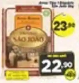Amarelinha supermercados Pão de queijo São João oferta