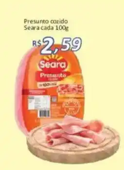 Supermercados Savegnago Presunto cozido Seara oferta