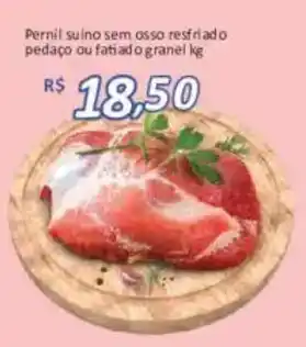 Supermercados Savegnago Pernil suíno sem osso resfriado oferta