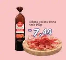 Supermercados Savegnago Salame italiano seara oferta