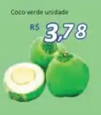 Supermercados Savegnago Coco verde unidade oferta