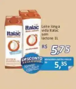 Supermercados Savegnago Leite longa vida italac sem lactose oferta