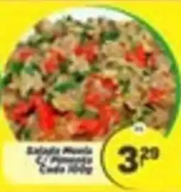 Amarelinha supermercados Salada Mixta com Carne e Cebola oferta