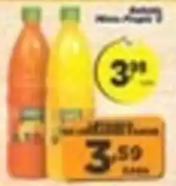 Amarelinha supermercados suco de laranja e suco de maracujá oferta