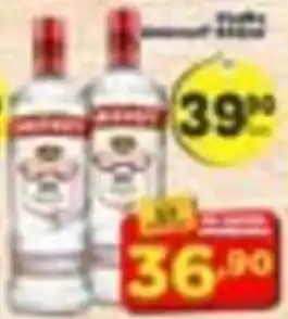 Amarelinha supermercados Vodka oferta