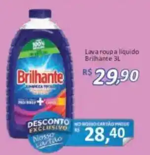 Supermercados Savegnago Lava roupa líquido Brilhante oferta