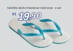 Supermercados Savegnago Sandália adulto Havaianas tradicional - o par oferta