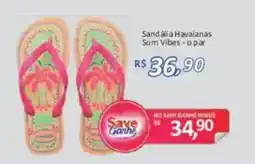 Supermercados Savegnago Sandália Havaianas Sum Vibes - o par oferta