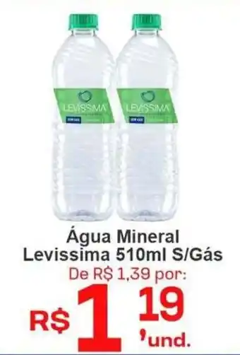 Cocipa Água Mineral Levissima S/Gás oferta