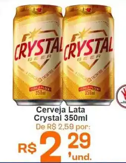 Cocipa Cerveja Lata Crystal oferta