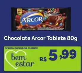 Covabra Supermercados Chocolate Arcor Tablete oferta