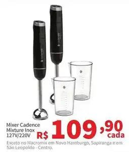 Macromix Atacado Mixer Cadence Mixture Inox oferta