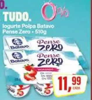 Rede Supermarket Iogurte Polpa Batavo Pense Zero oferta