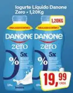 Rede Supermarket Iogurte Líquido Danone Zero - 1,20Kg oferta