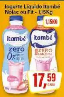 Rede Supermarket Iogurte Líquido Itambé Nolac ou Fit oferta