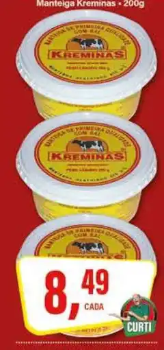 Rede Supermarket Manteiga Kreminas oferta