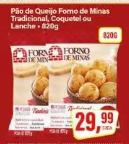 Rede Supermarket Pão de Queijo Forno de Minas Tradicional, Coquetel ou Lanche oferta