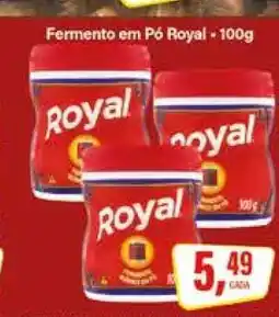 Rede Supermarket Fermento em Pó Royal - 100g oferta