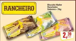 Rede Supermarket Biscoito Wafer Rancheiro oferta