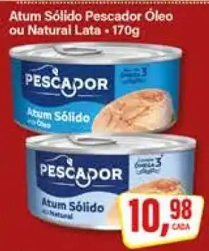 Rede Supermarket Atum Sólido Pescador Óleo ou Natural Lata oferta