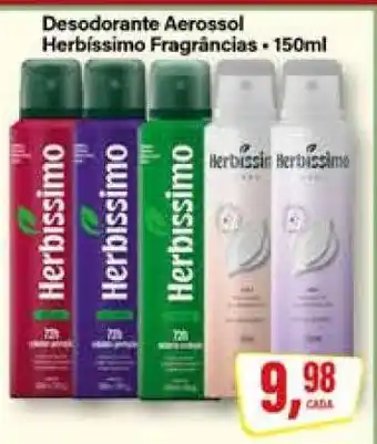 Rede Supermarket Desodorante Aerossol Herbíssimo oferta