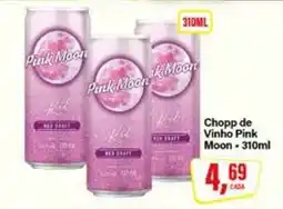Rede Supermarket Chopp de Vinho Pink Moon - 310ml oferta