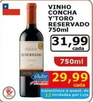 Mialich Supermercados vinho concha y toro reservado oferta