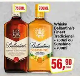 Rede Supermarket Whisky Ballantine's Finest Tradicional oferta