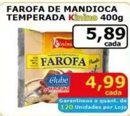 Mialich Supermercados Farofa de mandioca temperada kinimo oferta