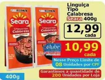 Mialich Supermercados Linguiça tipo calabresa oferta