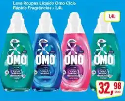 Rede Supermarket Lava Roupas Líquido Omo Ciclo Rápido Fragrâncias oferta