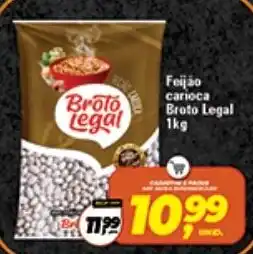 Safra Supermercados Feijão carioca Broto Legal oferta