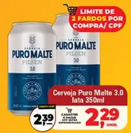 Safra Supermercados Cerveja Puro Malte 3.0 oferta