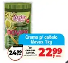 Safra Supermercados Creme p/ cabelo Novex oferta