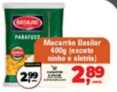 Safra Supermercados Macarrão basilar oferta