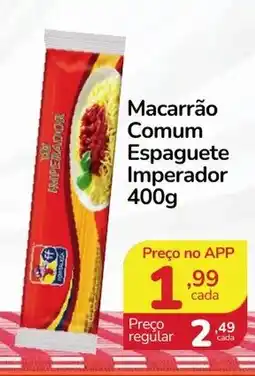 Rede Mais Supermercados Macarrão Comum Espaguete Imperador oferta