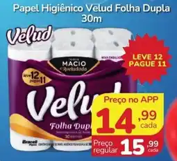 Rede Mais Supermercados Papel Higiênico Velud Folha Dupla oferta