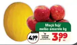 Safra Supermercados Maçã fuji/ melão amarelo kg oferta