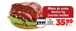 Safra Supermercados Miolo do acém bovino kg oferta