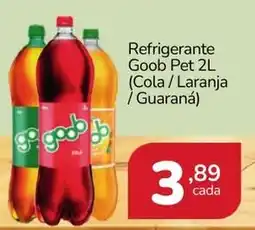 Rede Mais Supermercados Refrigerante Goob Pet 2L oferta