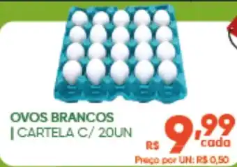 Pais e Filhos Supermercados ovos brancos oferta
