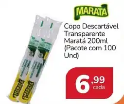 Rede Mais Supermercados Copo descartável transparente maratá oferta