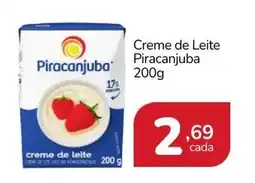 Rede Mais Supermercados Creme de leite piracanjuba oferta