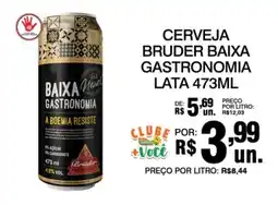 Supermercados Alvorada Cerveja bruder baixa gastronomia oferta