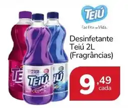 Rede Mais Supermercados Desinfetante Teiú 2L (Fragrâncias) oferta